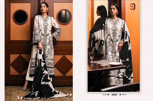 2002 Shraddha Designer Lawn Cotton Pakistani Salwar Suits