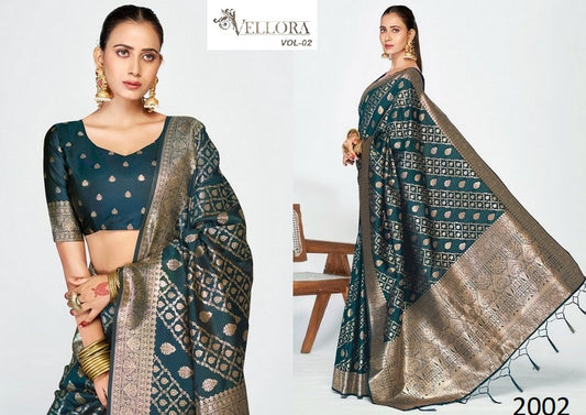 2002 Vol 2 Vellora Banarasi Silk Sarees
