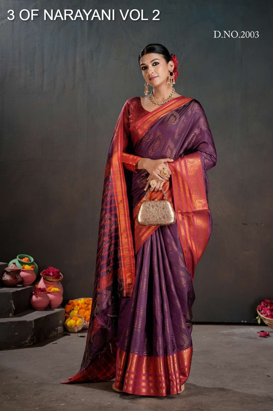 2003 Narayani Vol 2 3 Of Soft Banarasi Sarees