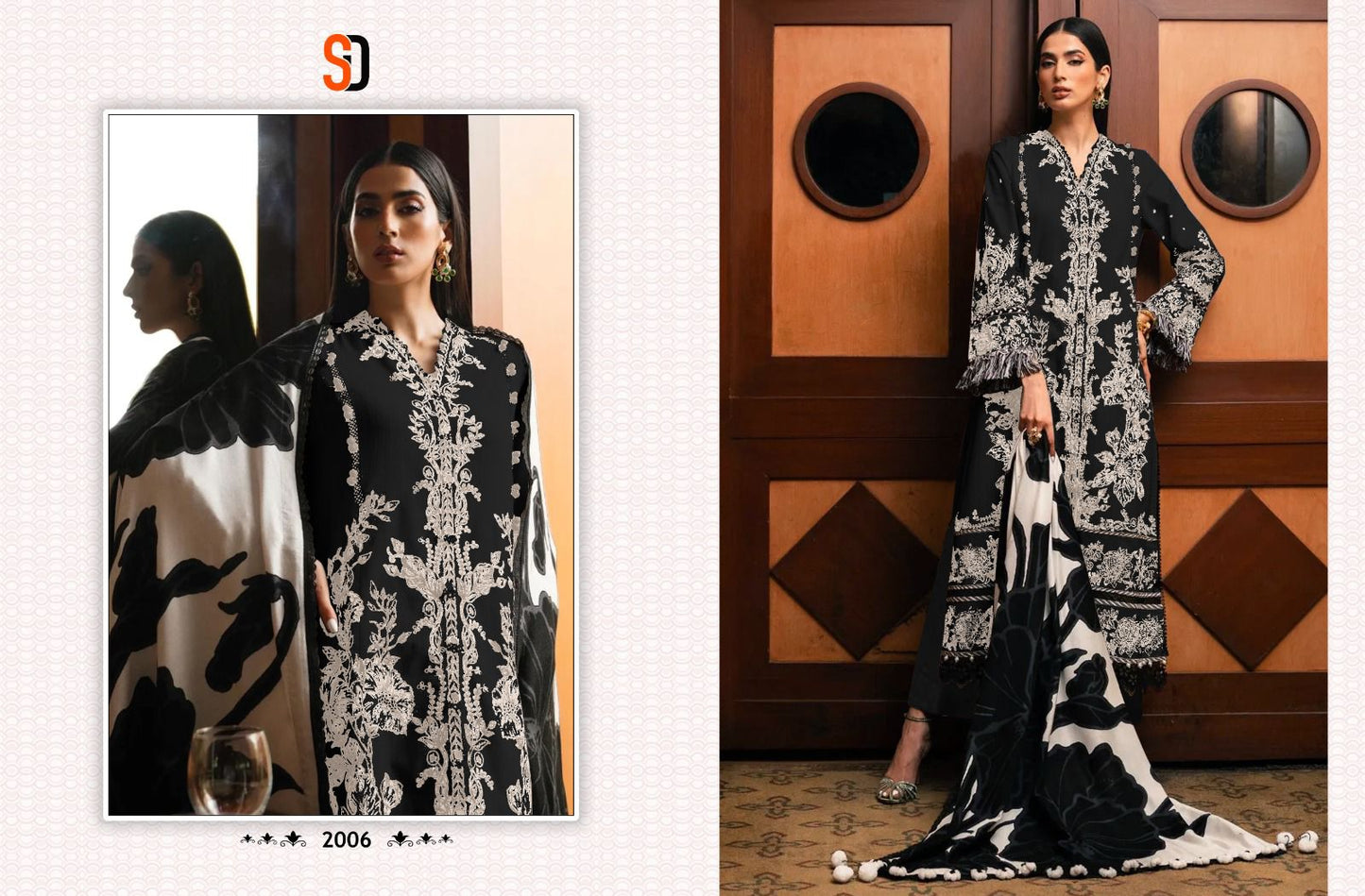2006 Shraddha Designer Lawn Cotton Pakistani Salwar Suits