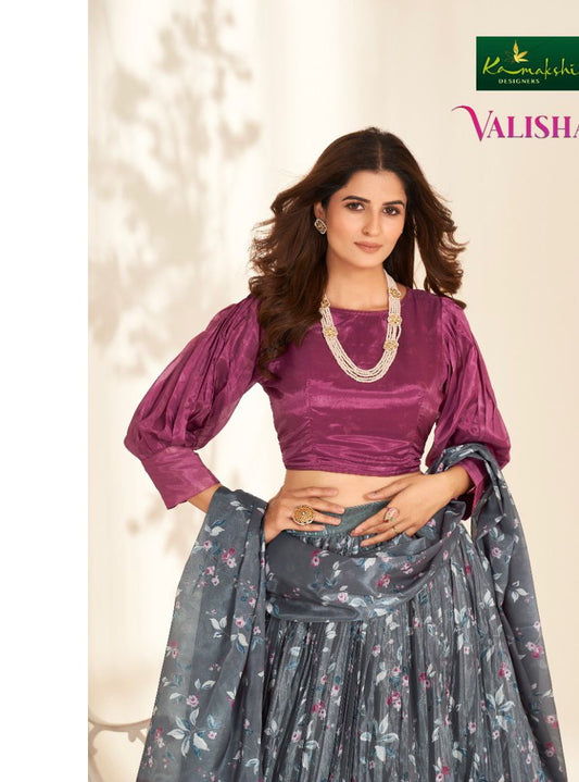 2006 Valisha Kamakshi Pure Organza Readymade Lehenga Choli