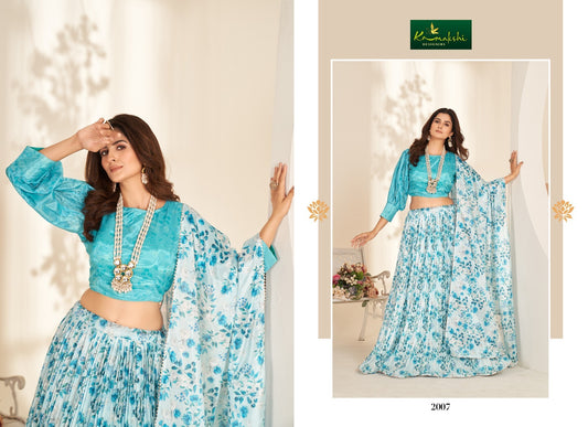 2007 Valisha Kamakshi Pure Organza Readymade Lehenga Choli