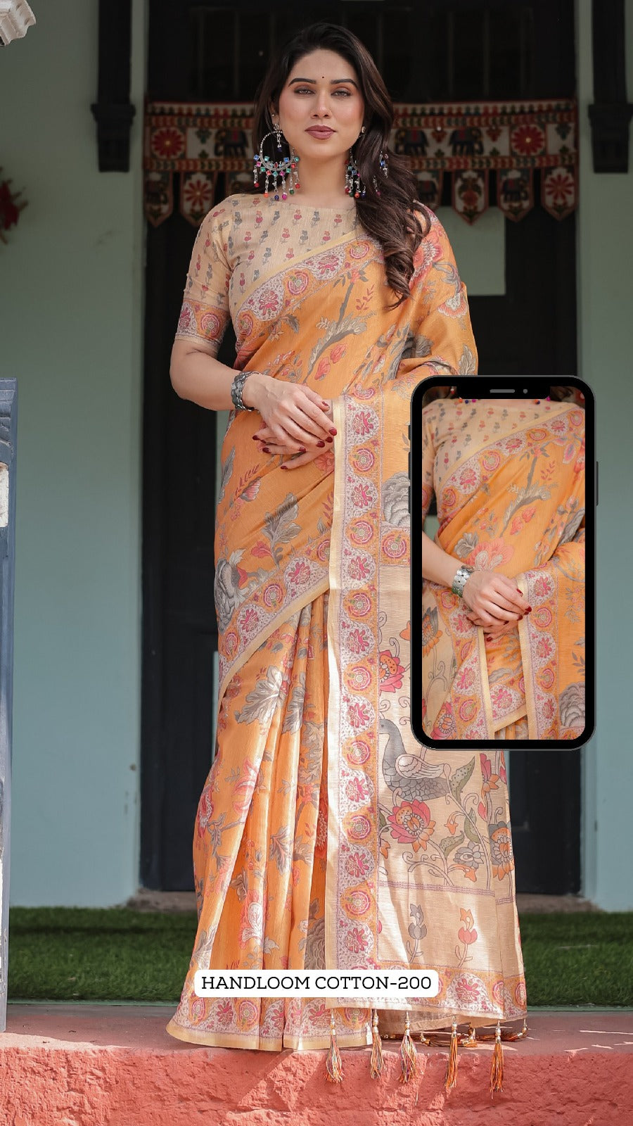 200 Almaari Cotton Sarees