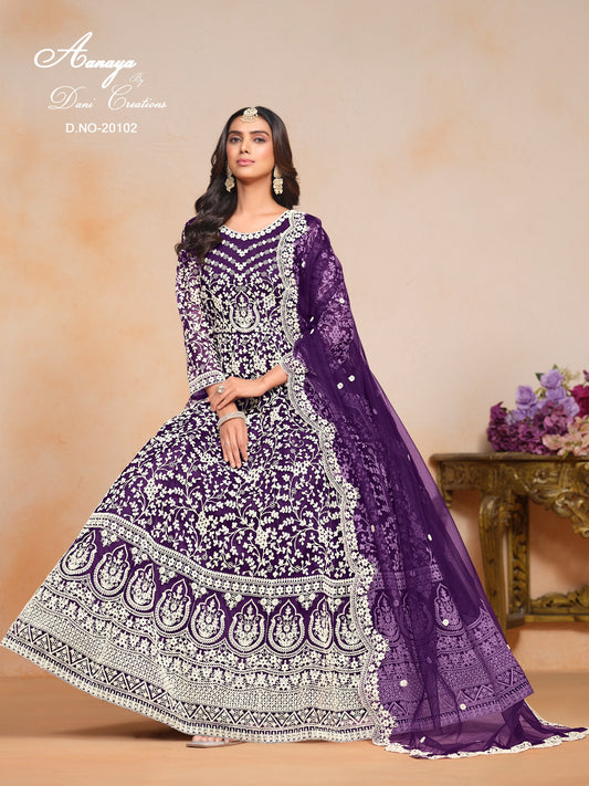 20102 Aanaya Vol 201 Dani Creation Anarkali Style Pakistani Salwar Suits
