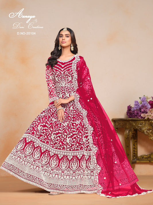 20104 Aanaya Vol 201 Dani Creation Anarkali Style Pakistani Salwar Suits