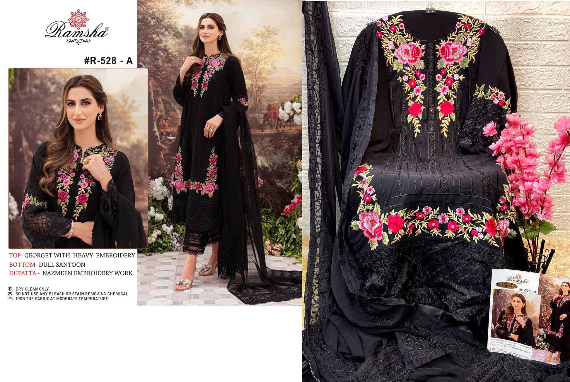 528-A Ramsha Pakistani Salwar Suits
