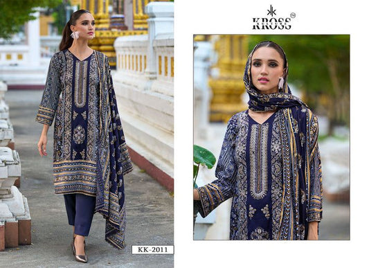 2011 Kross Kulture Pure Cotton Pakistani Salwar Suits