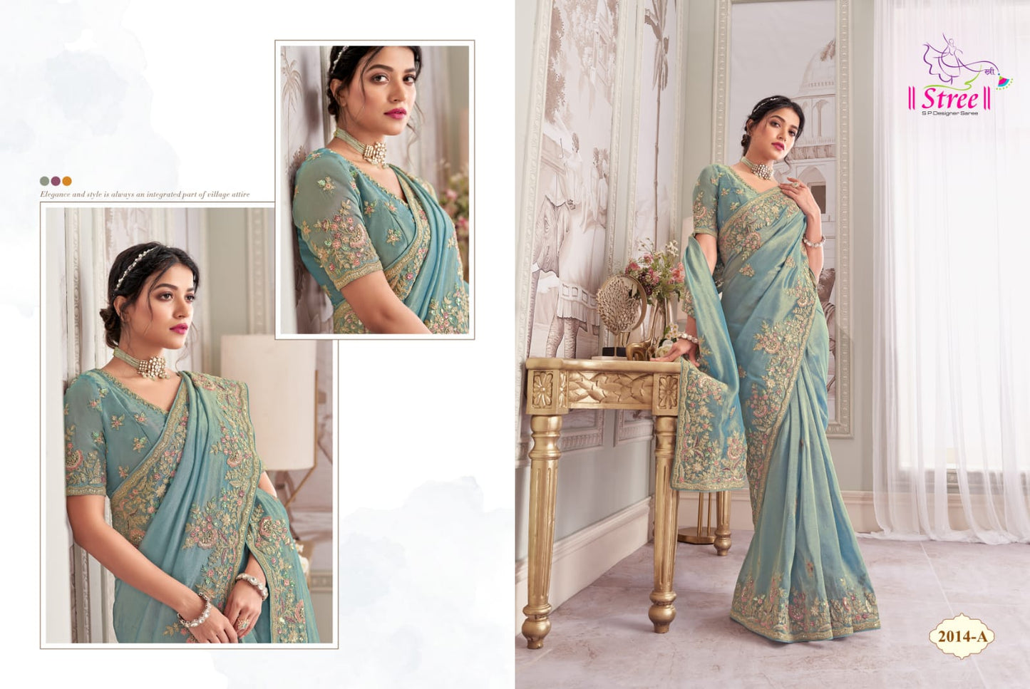 2014A Vol 1 Stree Handwork Sarees