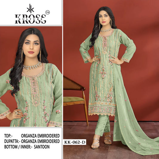 Kk-62-D Kross Kulture Pakistani Salwar Suits