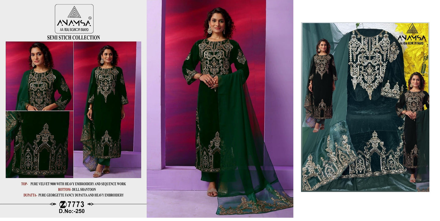 250 Anamsa Pakistani Salwar Suits