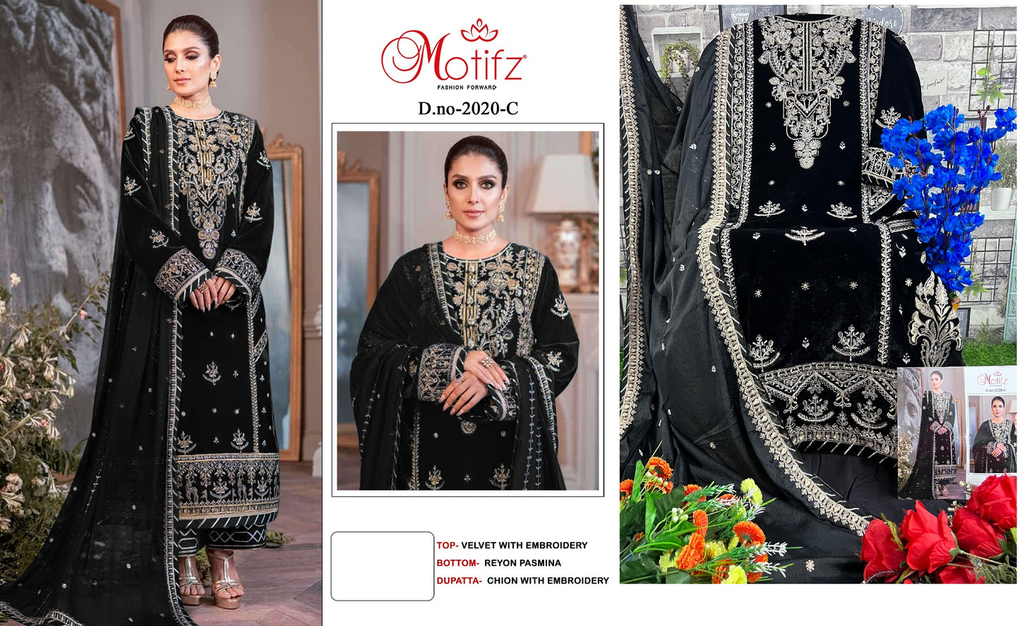 2020C Motifz Pakistani Salwar Suits