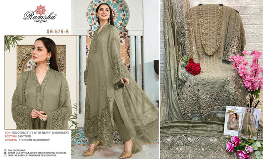 576B Ramsha Pakistani Salwar Suits
