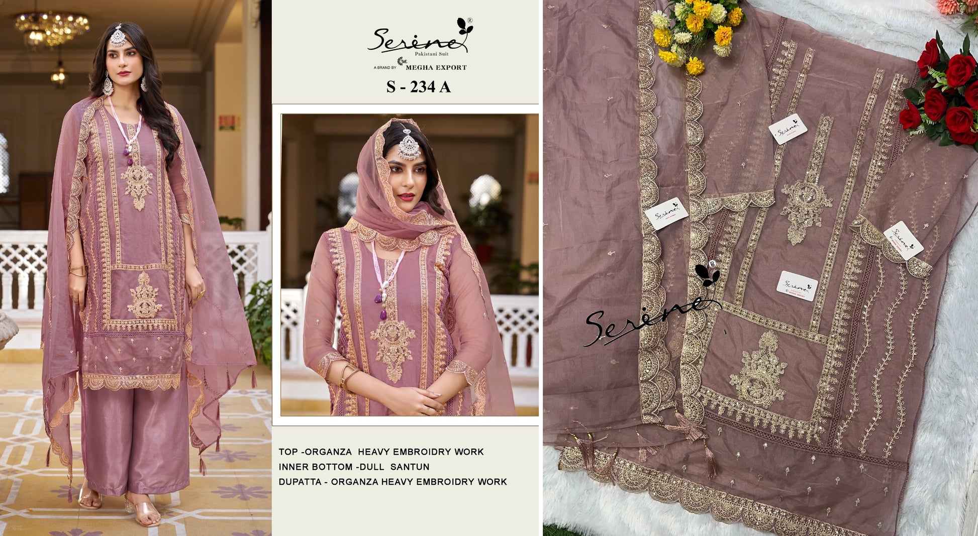 234A Serine Pakistani Salwar Suits