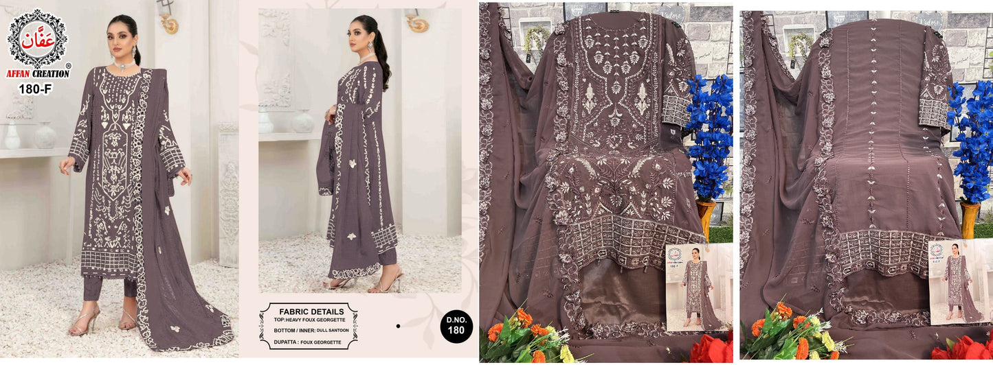 180F Affan Creation Pakistani Salwar Suits
