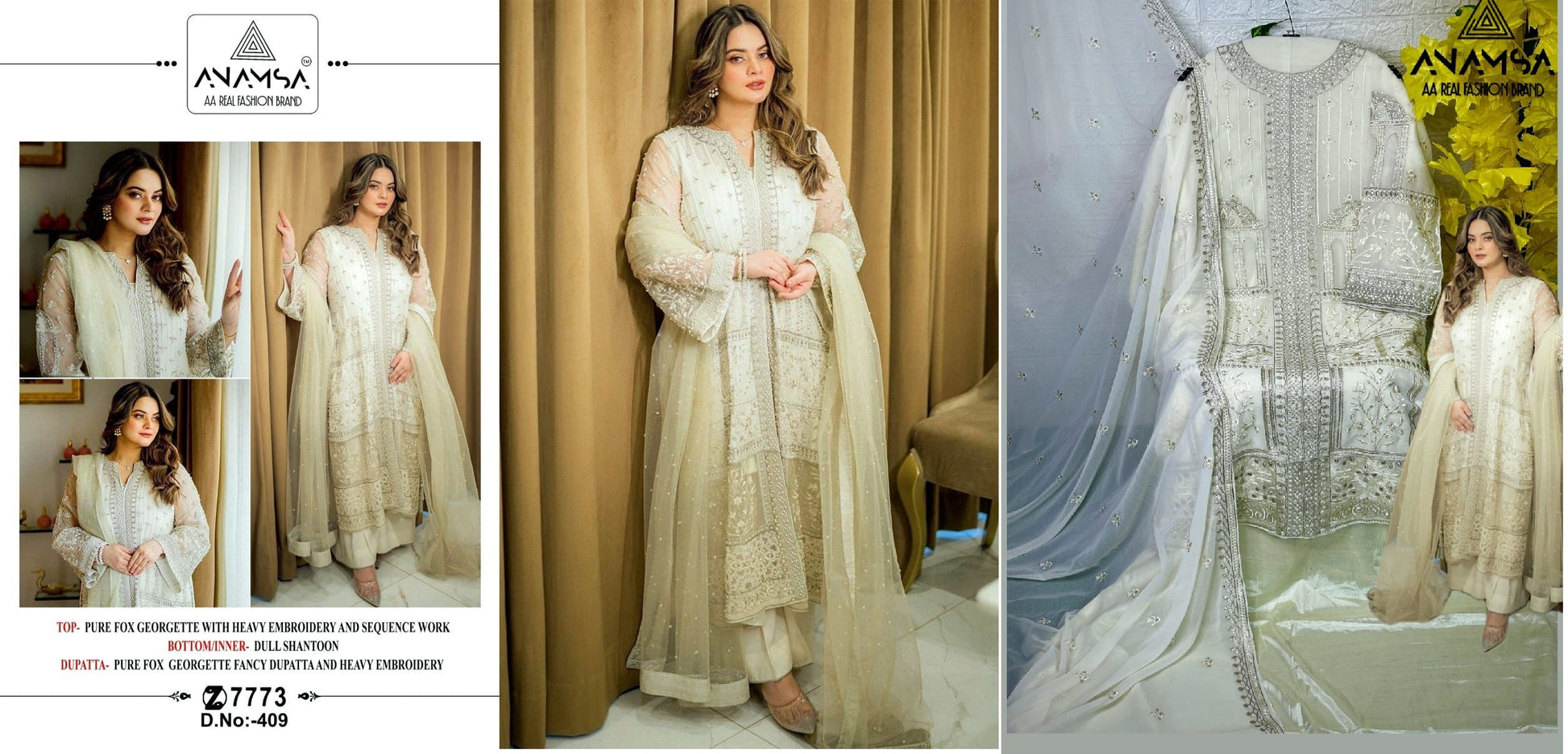 409 Anamsa Pakistani Salwar Suits