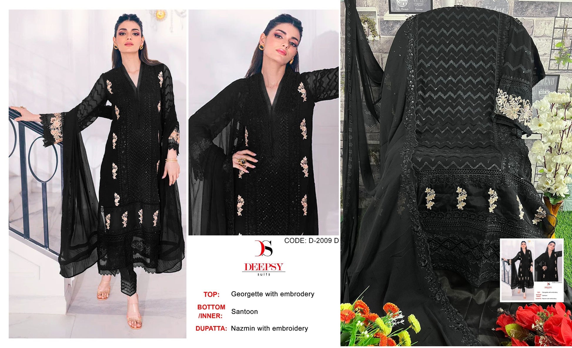 2009D Deepsy Pakistani Salwar Suits