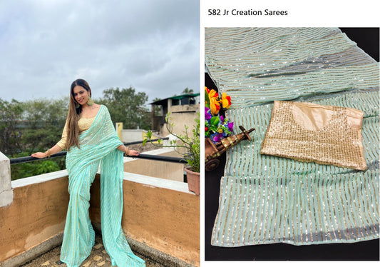 582 Jr Creation Sarees