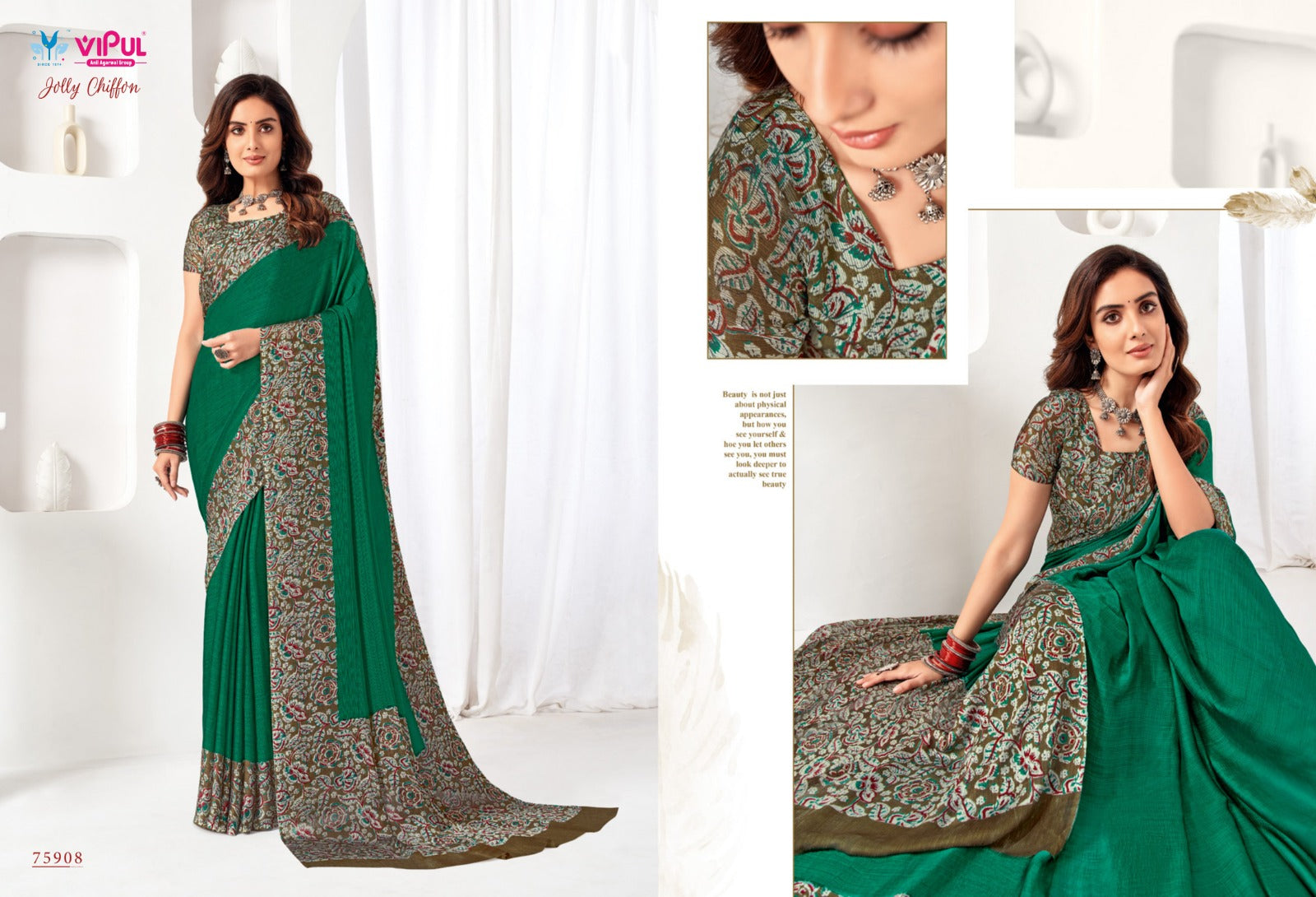 75908 Jolly Vipul Sarees