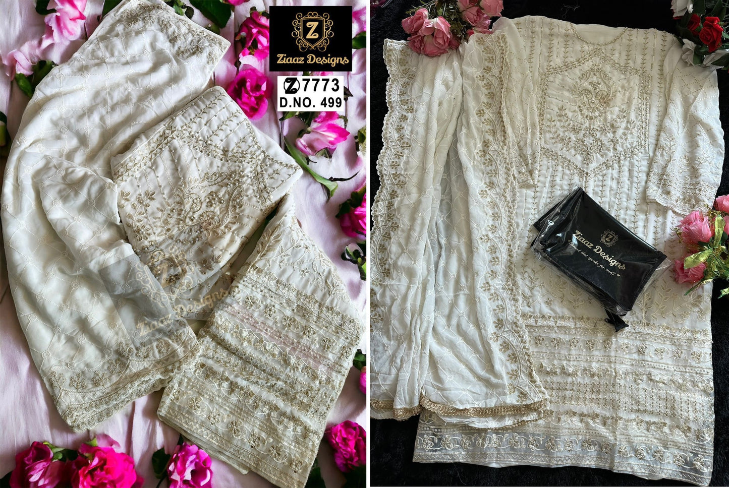 499 Ziaaz Designs Pakistani Salwar Suits