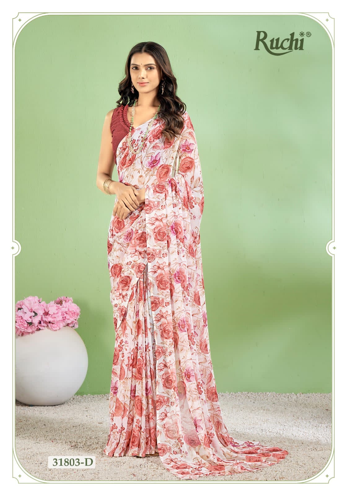 31803D Star Vol 154 Ruchi Sarees