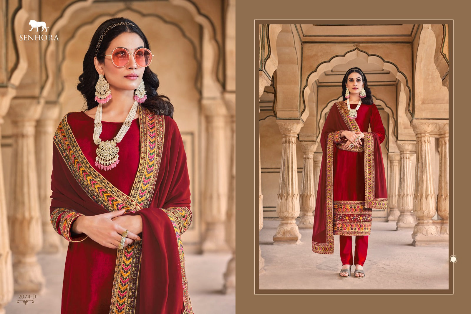 2074D Aadhya Vol 2 Senhora Pakistani Salwar Suits