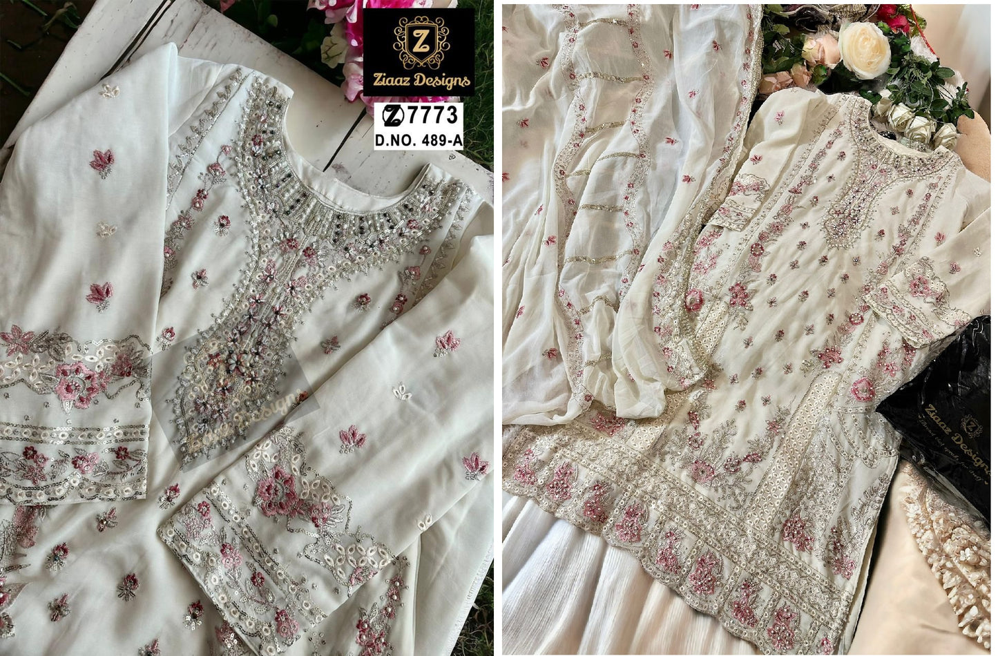 489A Ziaaz Designs Pakistani Salwar Suits