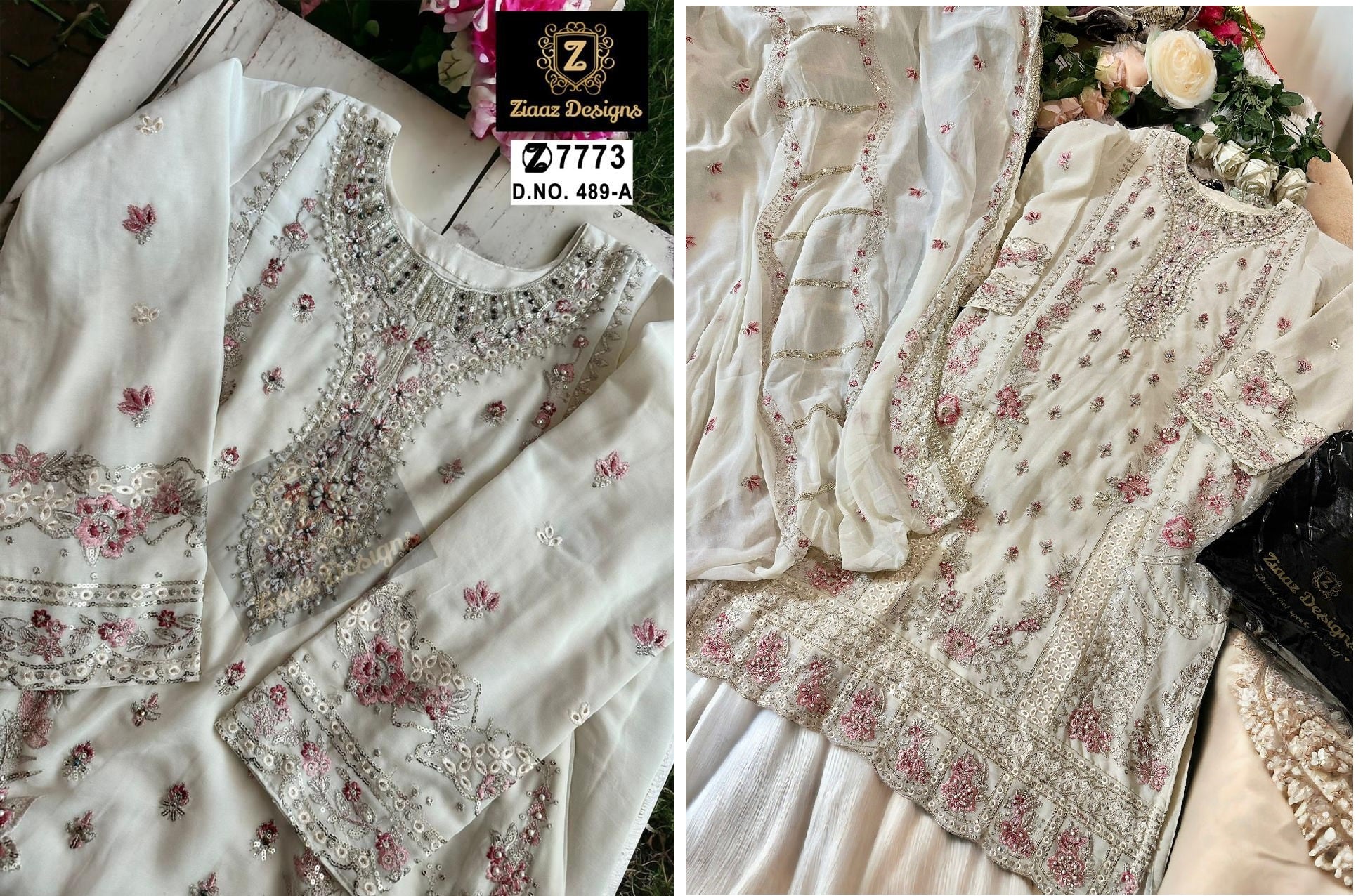 489A Ziaaz Designs Pakistani Salwar Suits