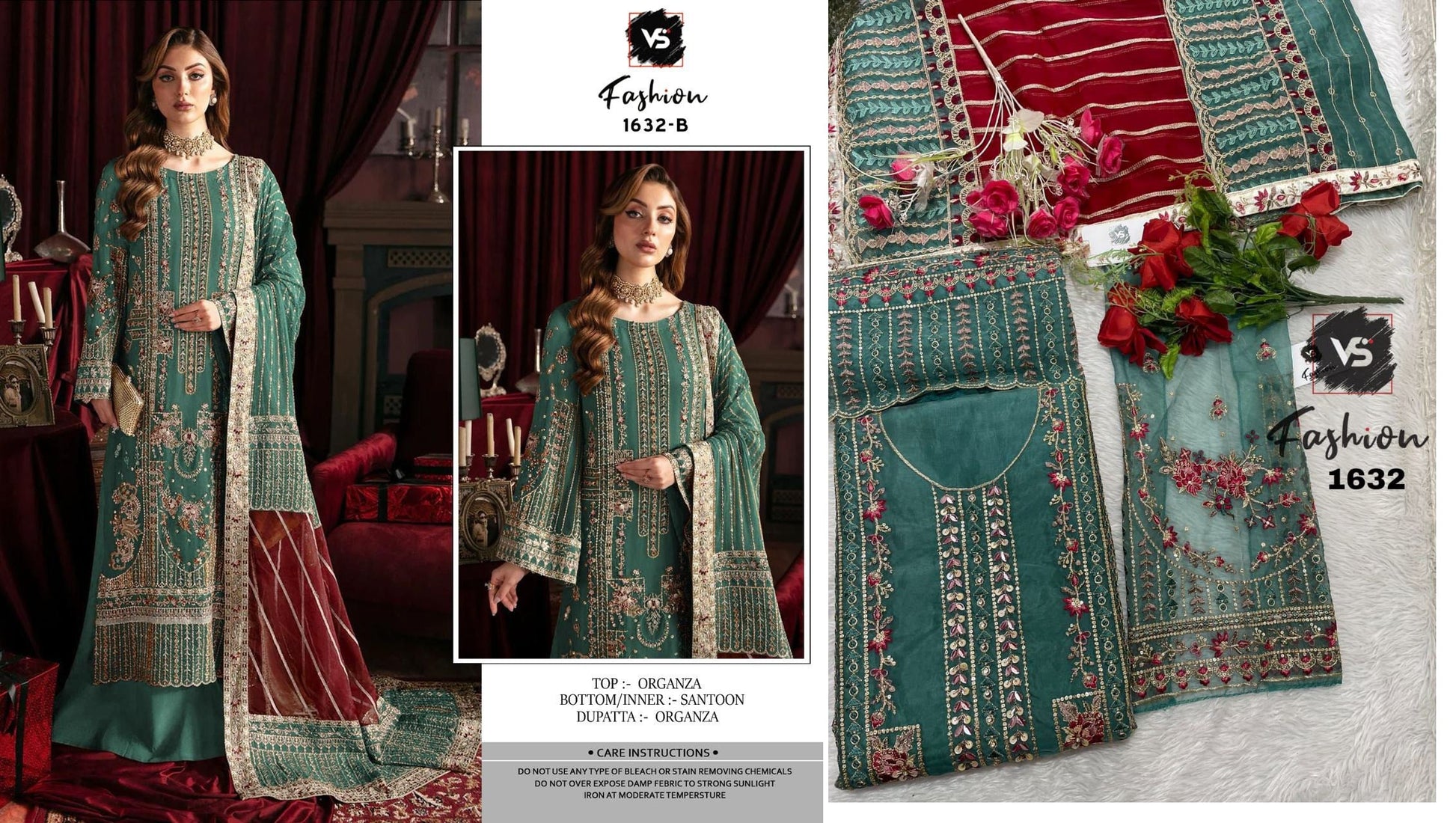 1632B Vs Fashion Pakistani Salwar Suits