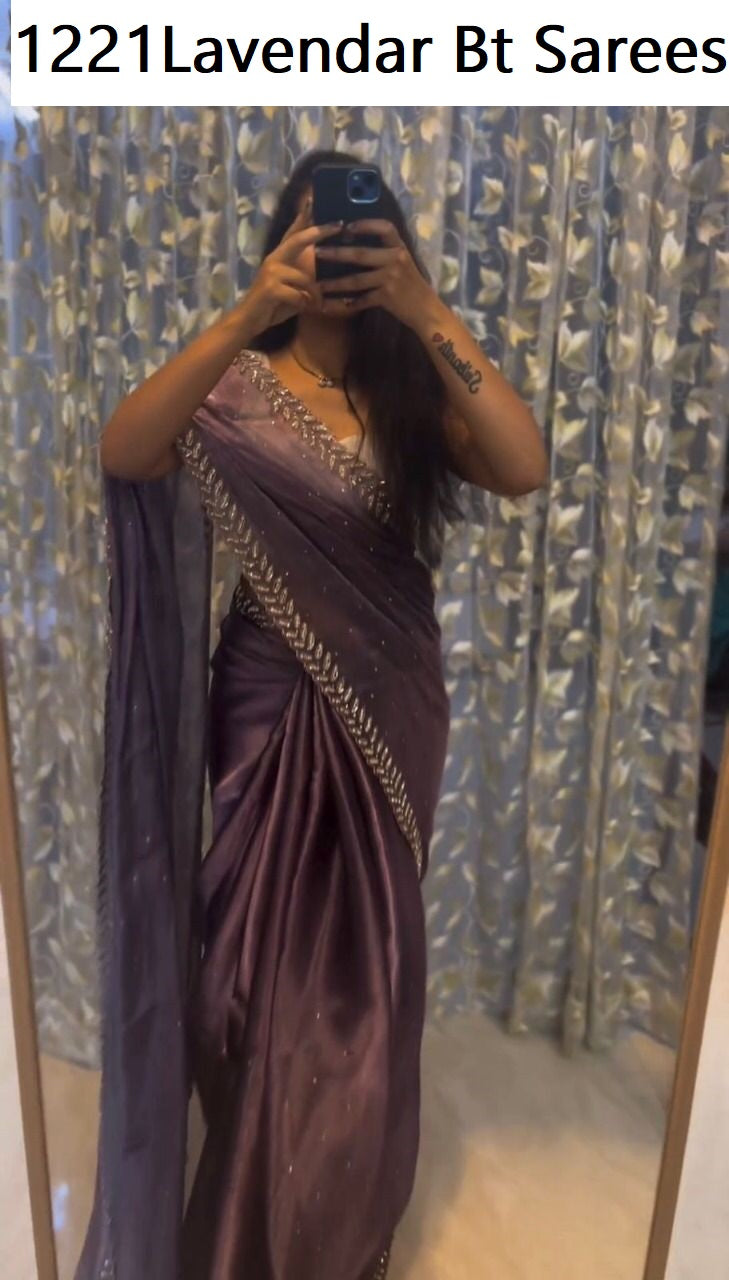 1221 Lavendar Bt Sarees