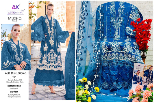 5086B Mushq Vol 5 Alk Pakistani Salwar Suits