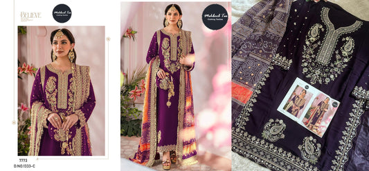 1333C Mehboob Tex Pakistani Salwar Suits
