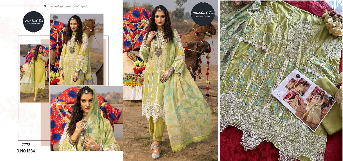 1384 Mehboob Tex Pakistani Salwar Suits