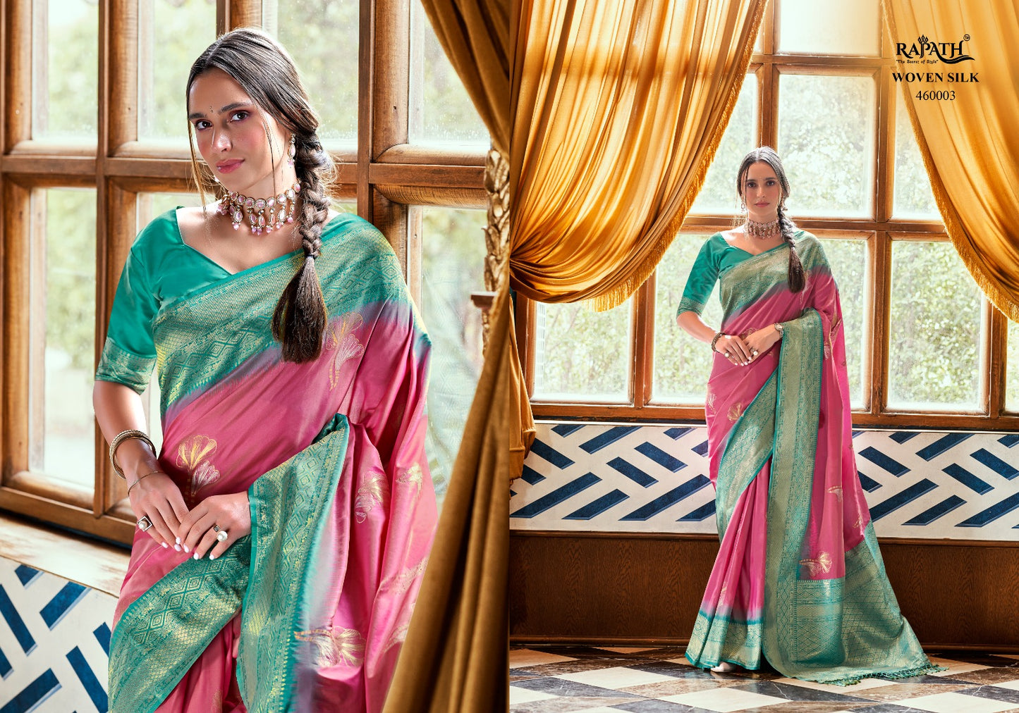 460003 Roseberry Silk Rajpath Sarees