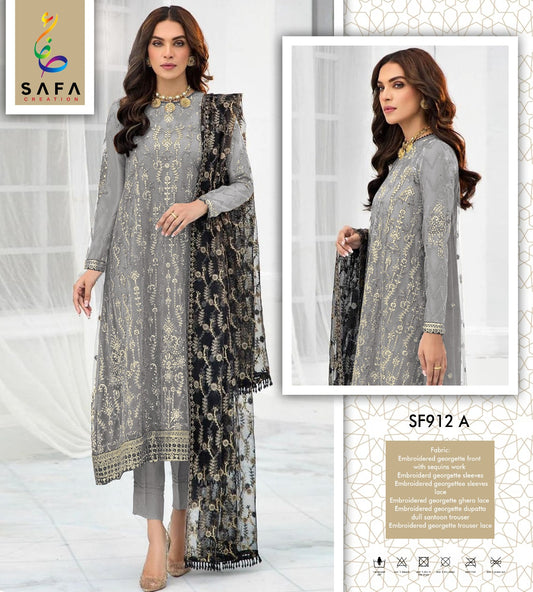 912A Safa Creation Pakistani Salwar Suits