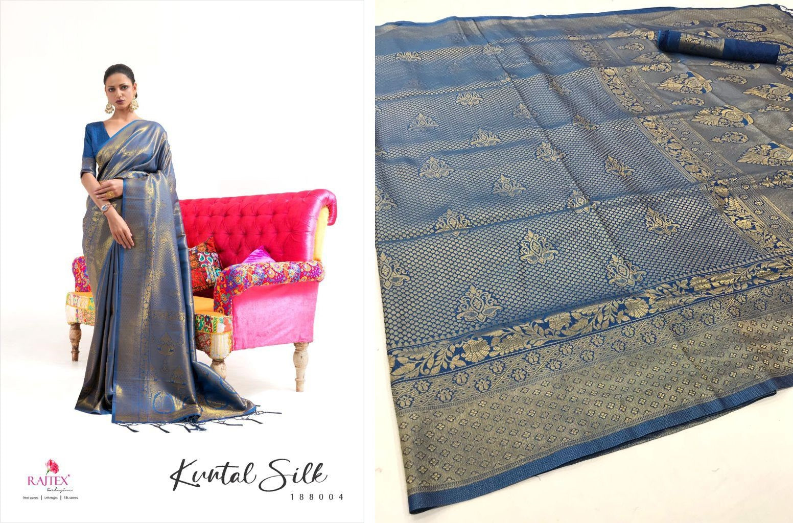 188004 Kuntal Rajtex Sarees