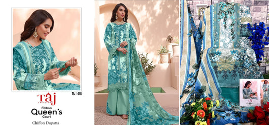 418-New Taj Creations Pakistani Salwar Suits