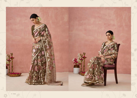 17043 Meera Premium Vol 15 Kimora Sarees