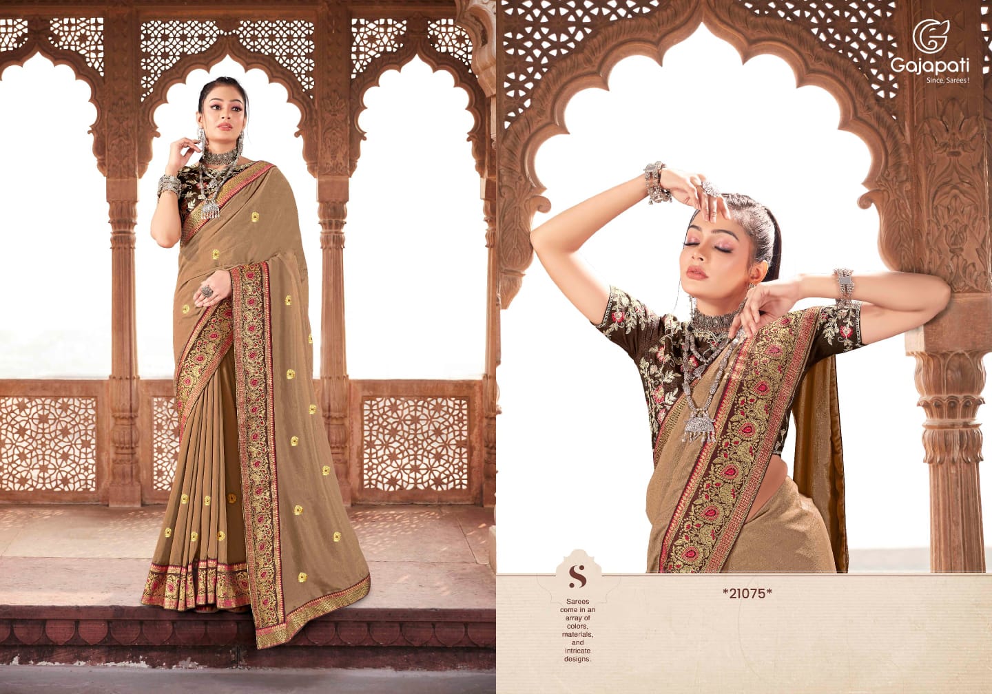 21075 Madhurika Gajapati Sarees