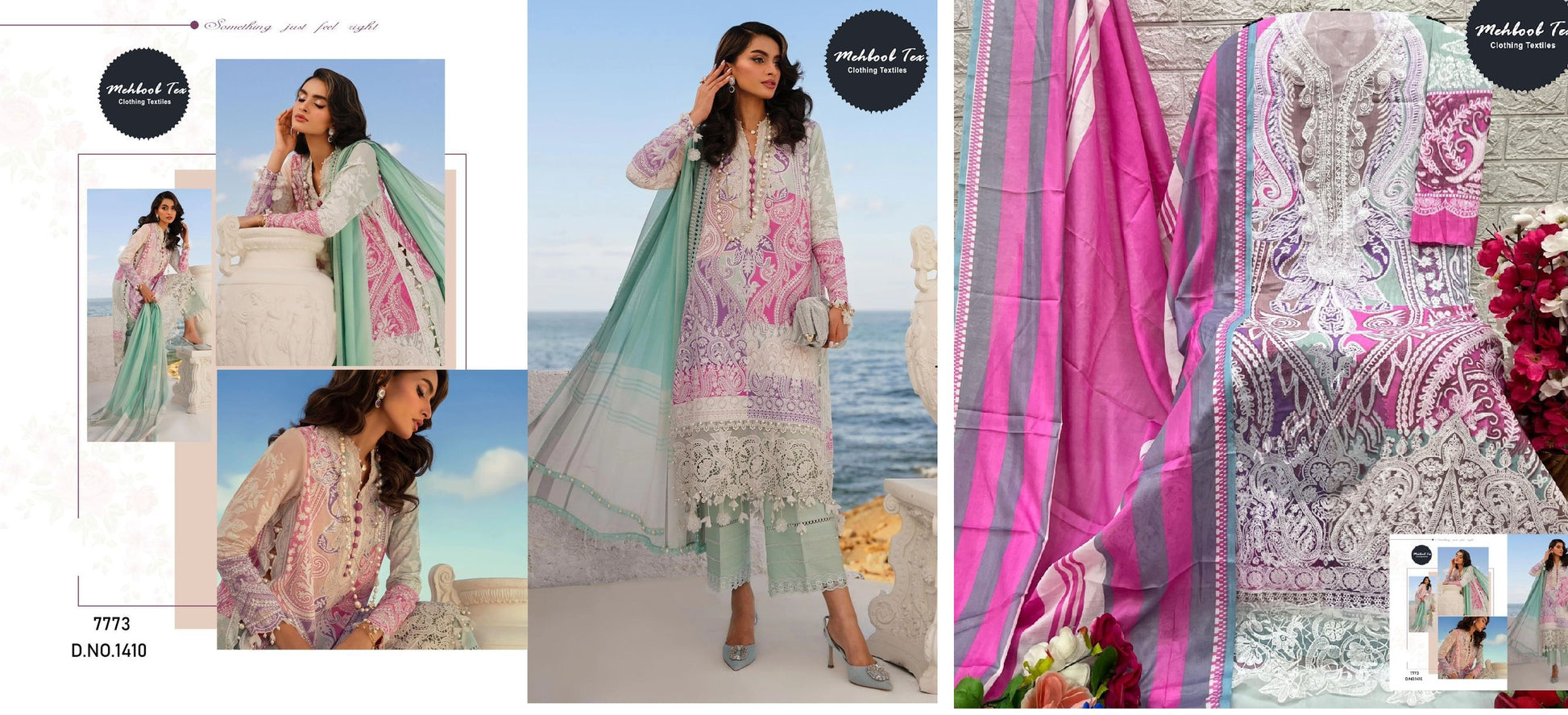 1410 Mehboob Tex Pakistani Salwar Suits