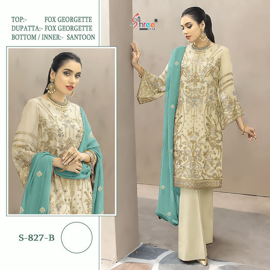 S-827-B Shree Fabs Pakistani Salwar Suits