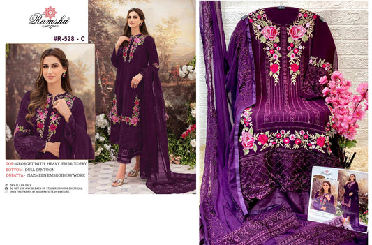 528-C Ramsha Pakistani Salwar Suits