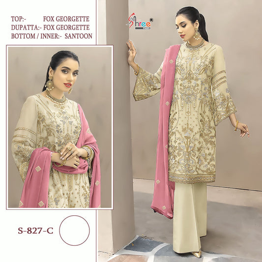 S-827-C Shree Fabs Pakistani Salwar Suits