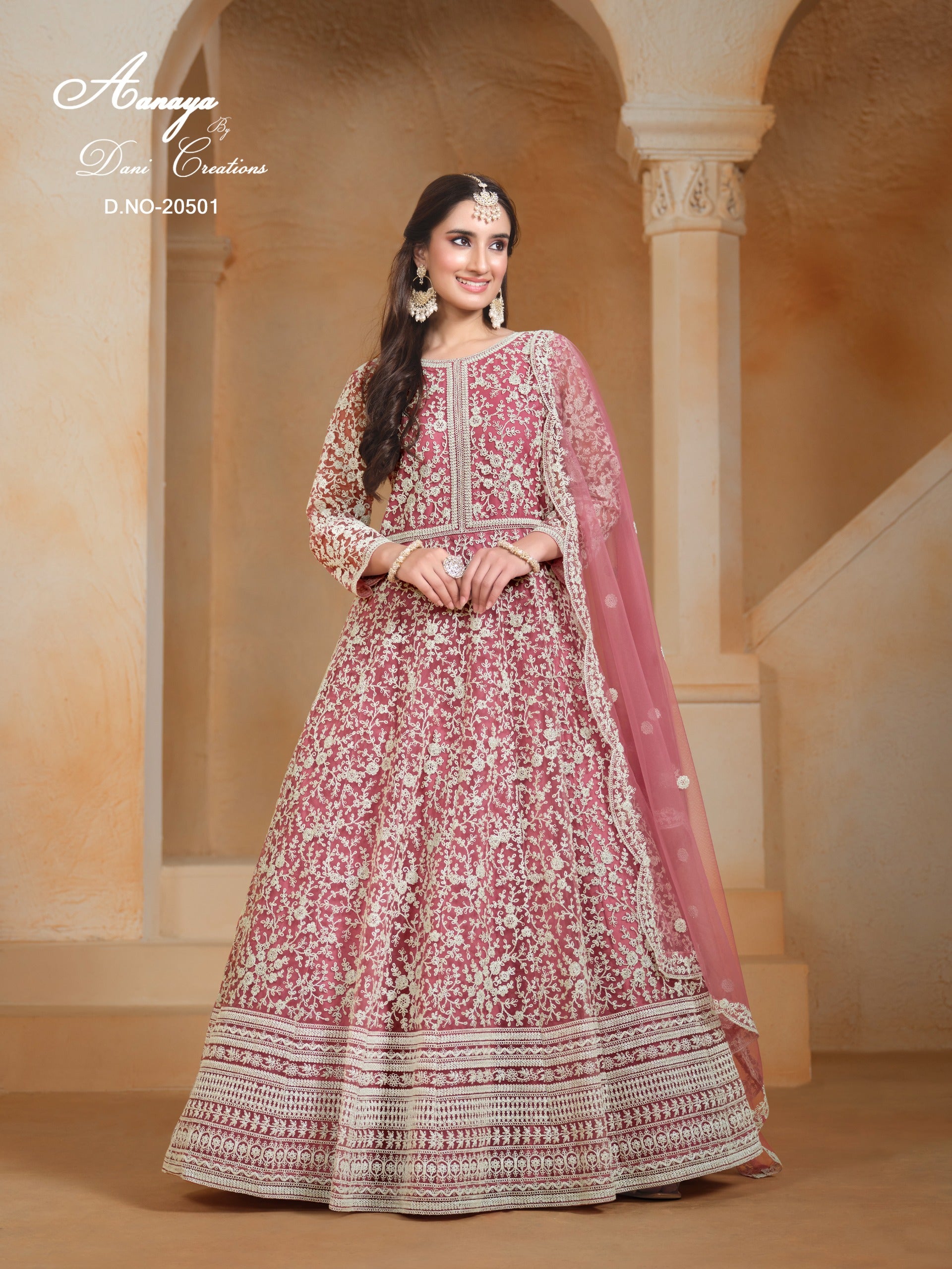 20501 Aanaya Vol 205 Dani Creation Net Pakistani Salwar Suits