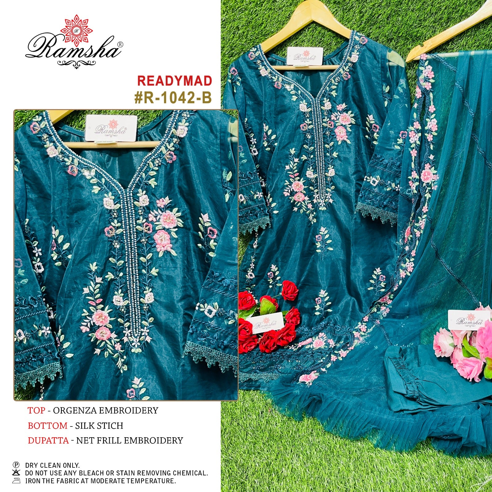 1042-B Ramsha Pakistani Readymade Suits