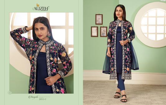 2052C Alizeh Unstitched Suits