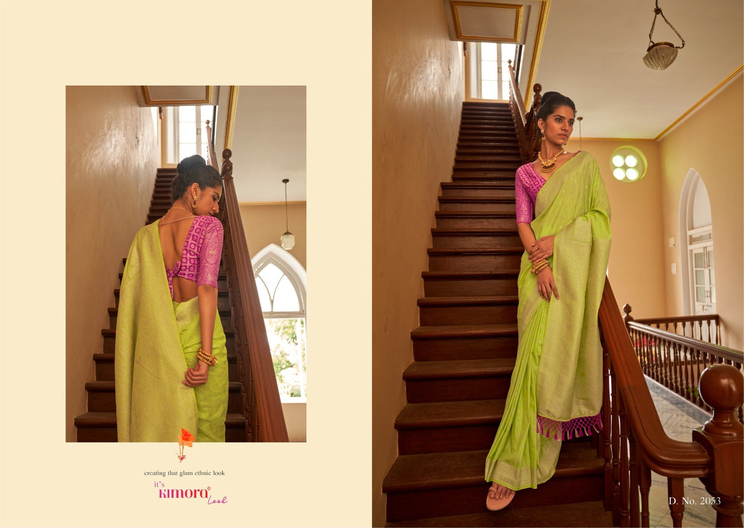 2053 Tirth Kimora Nylon Crepe Sarees