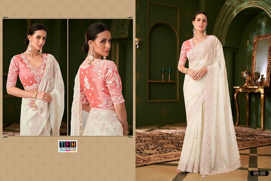 205 Sarvaratna Vol 2 Tfh Georgette Silk Sarees