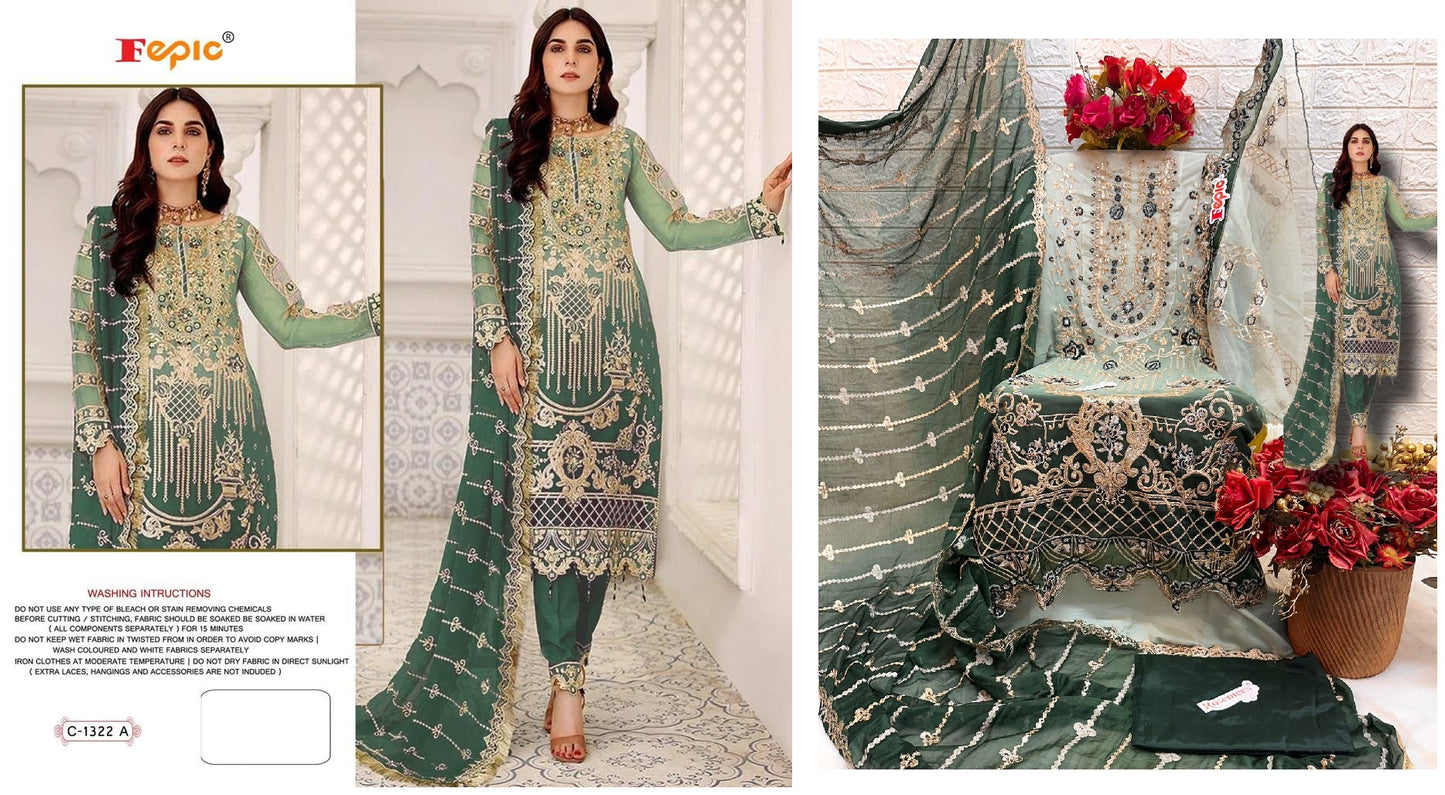 C-1322-A Fepic Pakistani Salwar Suits