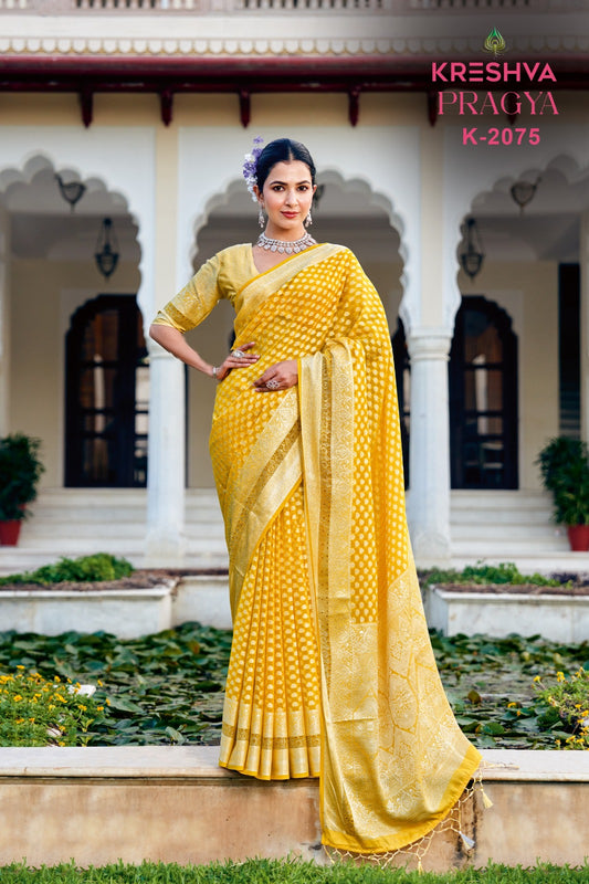 2075 Pragya Kreshva Georgette Sarees