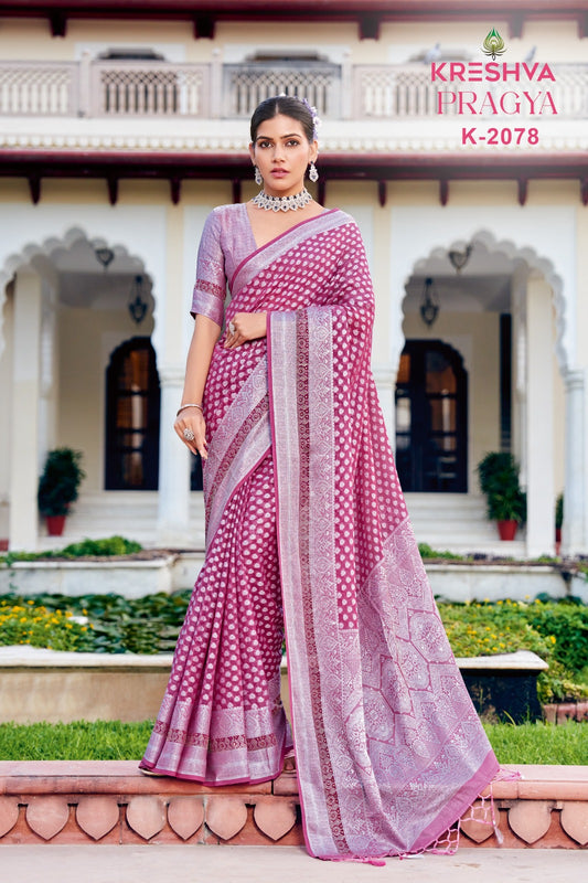 2078 Pragya Kreshva Georgette Sarees